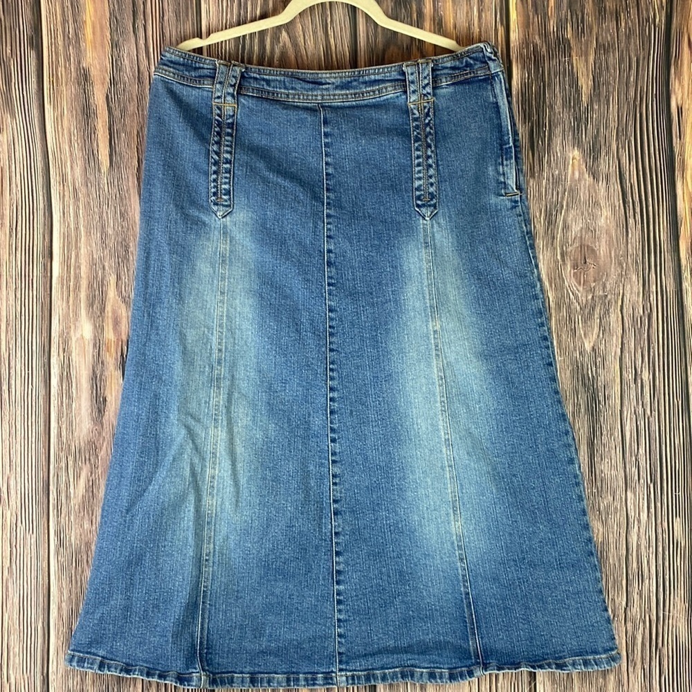 On Trend Denim Skirt